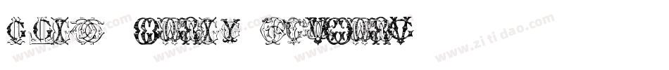 GLitzyPlain Regular字体转换